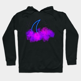 Moon, Clouds and the Stars Hoodie